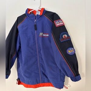 Kids size 5 Racing lightweight jacket full zip